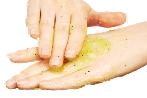 This Is How To Do A Home Manicure exfoliate
